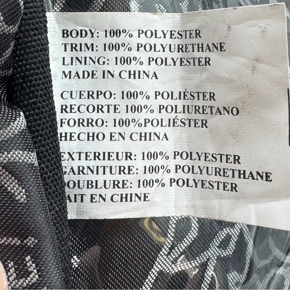 BETSEY JOHNSON Designer Pink Skull Rose Print Large Cosmetic Travel Vacation Bag - Picture 14 of 14